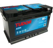 Акумулятор Tudor  AGM Start Stop 80Ah 800A R+