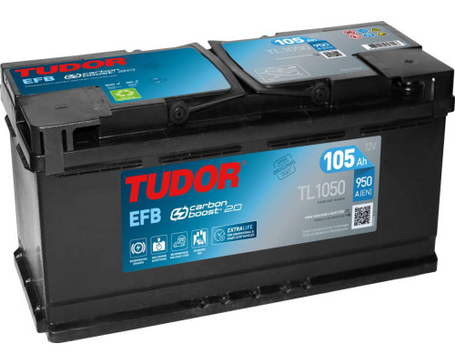 Акумулятор Tudor EFB Start Stop (TL1050) 105Ah 950A R+