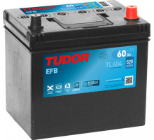 Акумулятор Tudor  EFB Start Stop asia (TL604) 60Ah 520A R+