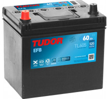 Tudor EFB Start Stop asia (TL605) 60Ah 520A L+