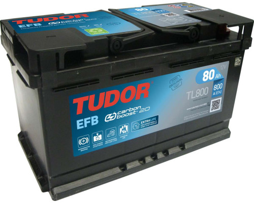 Акумулятор Tudor EFB Start Stop (TL800) 80Ah 800A R+