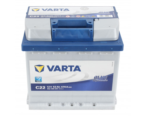 Акумулятор Varta Blue Dynamic 52Ah 470A R