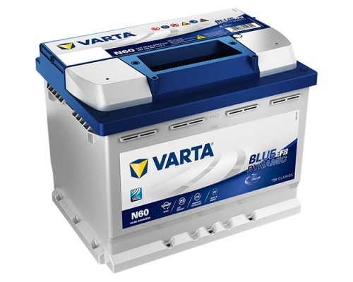 Акумулятор Varta N60 EFB Blue Dynamic 60Ah 640A R+