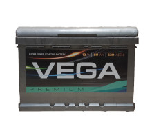 Акумулятор VEGA Premium 60Ah 620A L+