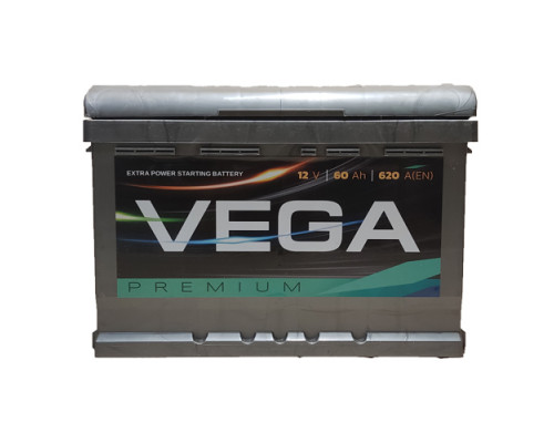 Акумулятор VEGA Premium 60Ah 620A L+