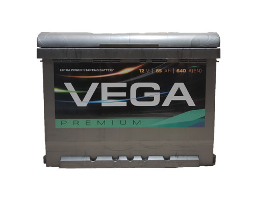 Акумулятор VEGA Premium 65Ah 640A R+
