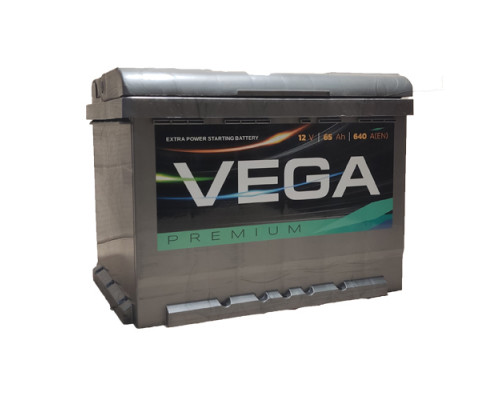Акумулятор VEGA Premium 65Ah 640A R+
