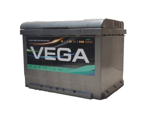 Акумулятор VEGA Premium 65Ah 640A R+
