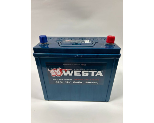 Акумулятор  Westa  Premium 45Ah 390A R+ Asia