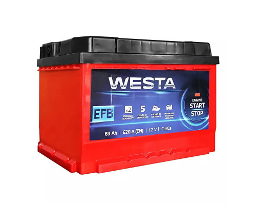 Акумулятор Westa  EFB  63Ah 620A R+
