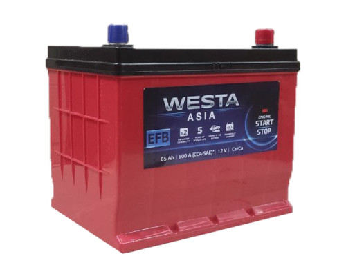 Акумулятор Westa  EFB asia  65Ah 600A R+