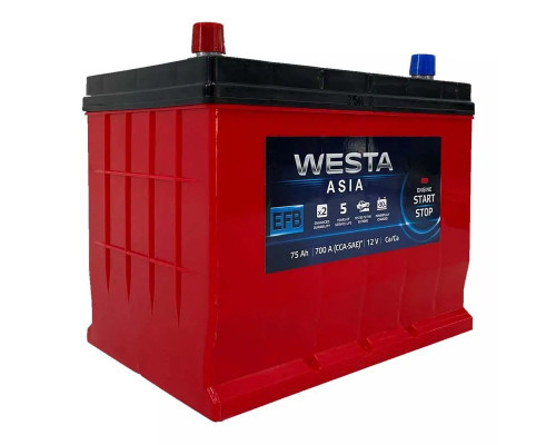 Акумулятор Westa  EFB asia  75Ah 700A L+