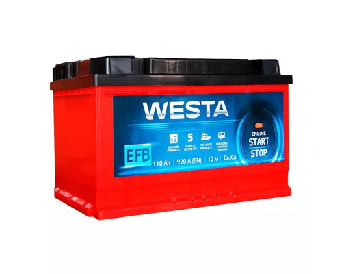 Акумулятор Westa 110Ah 920A R+