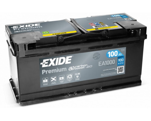 Акумулятор  Exide 6CT-100 АзЕ Premium 100Ah 900A R+