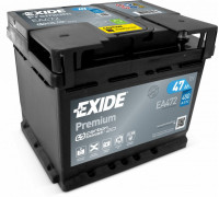 Акумулятор  Exide 6CT-47 АзЕ Premium (EA472) 47Ah 450A R+