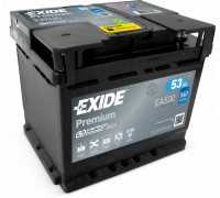Акумулятор Exide 6CT-53 АзЕ Premium (EA530) 53Ah 540A R+