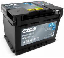 Акумулятор Exide 6CT-61 АзЕ Premium (EA612) 61Ah 600A R+