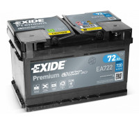 Акумулятор Exide 6CT-72 АзЕ Premium (EA722) 72Ah 720A R+