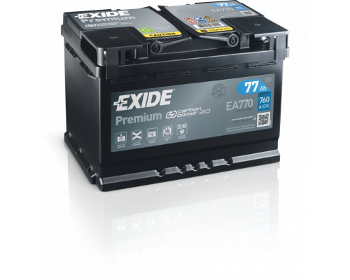 Акумулятор Exide 6CT-77 АзЕ Premium (EA770) 77Ah 760A R+