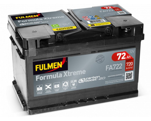 Акумулятор Fulmen Formula Xtreme (FA722) 72Ah 720A R+