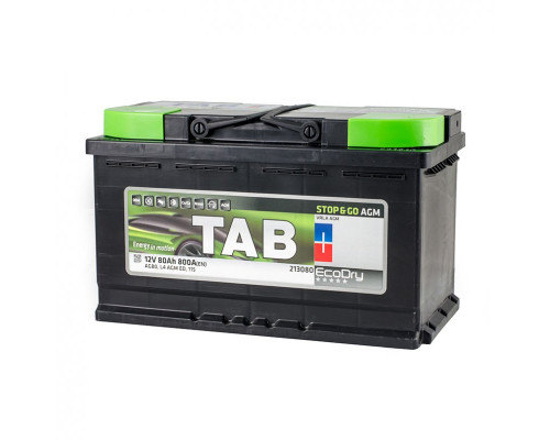 Акумулятор Tab AGM Start Stop 80Ah 800A R+