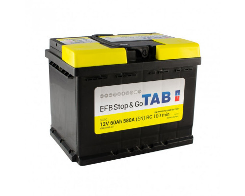Акумулятор Tab EFB Stop&Go  60Ah 580A R+