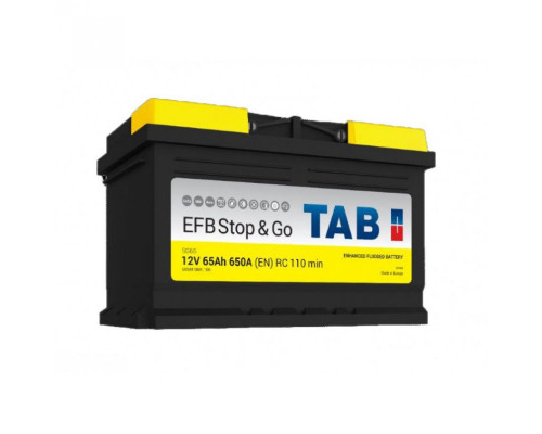 Акумулятор Tab EFB Stop&Go  65Ah 650A R+