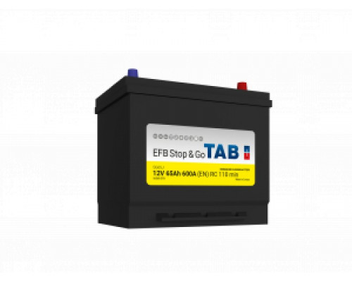 Акумулятор Tab EFB Jis  Stop &Go  65Ah 600A R+