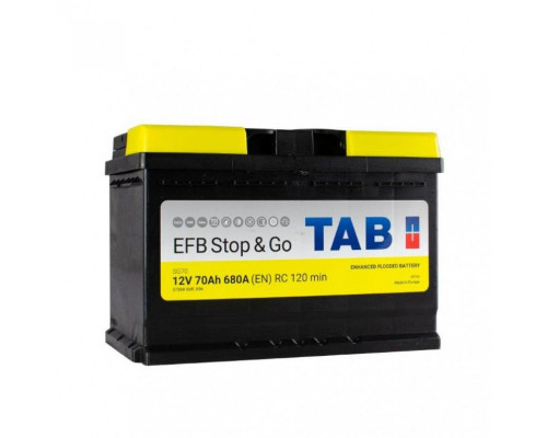 Акумулятор Tab EFB  Stop &Go  70Ah 680A R+