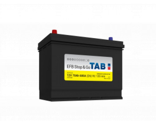Акумулятор Tab EFB Jis Stop &Go  70Ah 680A L+