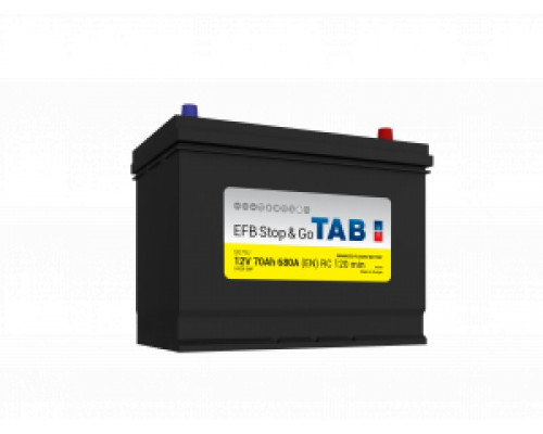 Акумулятор Tab EFB Jis Stop &Go  70Ah 680A R+