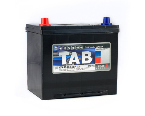 Акумулятор Tab  Polar JIS 60Ah 600A L+