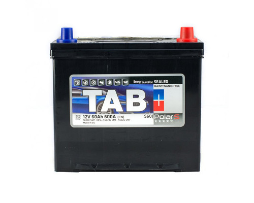 Акумулятор Tab  Polar JIS 60Ah 600A R+